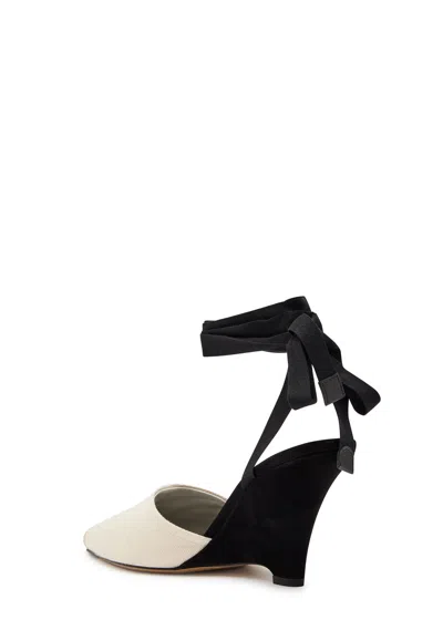 Jacquemus The High Espadrilles Colorblocked Wedge Mules In Multi