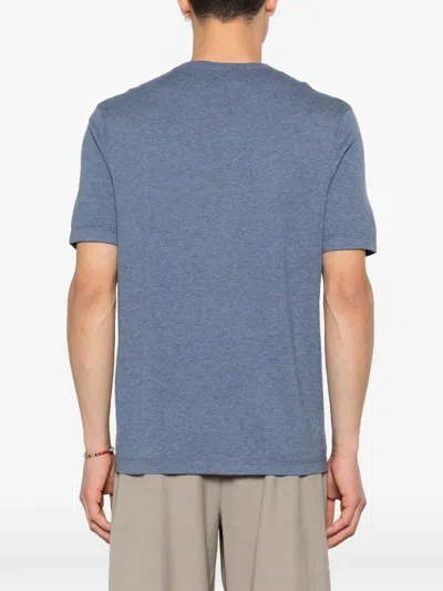 Bompard Round-neck T-shirt In Blue