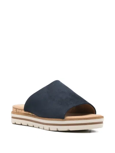 Gabor Platform Mules In Blue