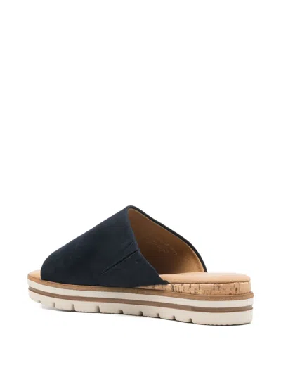 Gabor Platform Mules In Blue