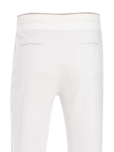 Gran Sasso Drawstring Track Pants In White