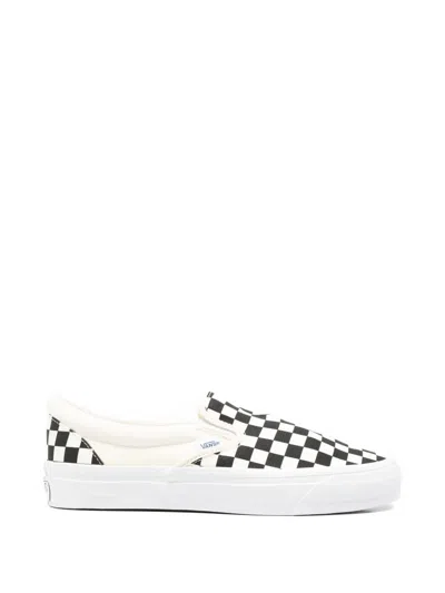 Vans Check-pattern Slip-on Sneakers In Black