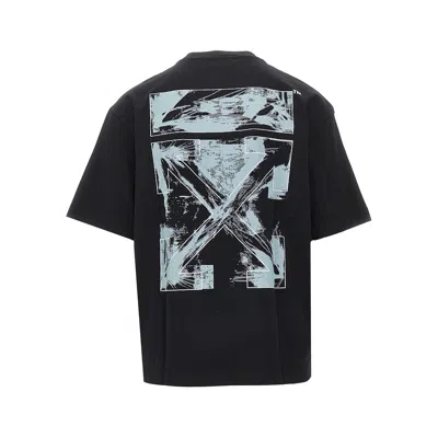 Off-white Men Black 3d Arrow Spray T-shirt, S Luxury T-shirts For Men Darveys