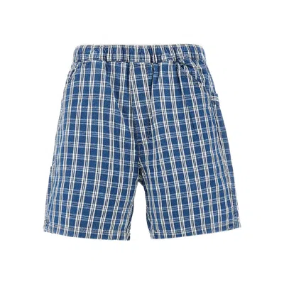 Levi's Plaid Bermuda Shorts In Blue