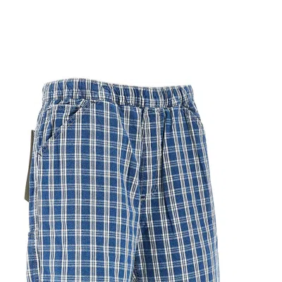 Levi's Plaid Bermuda Shorts In Blue