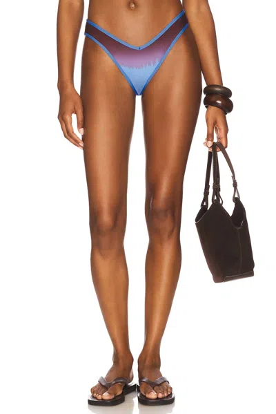 Weworewhat Delilah Bikini Bottom In Blue
