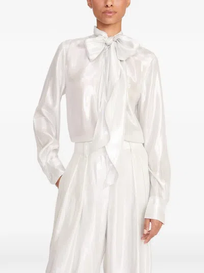 Staud Bow Maryn Top In White