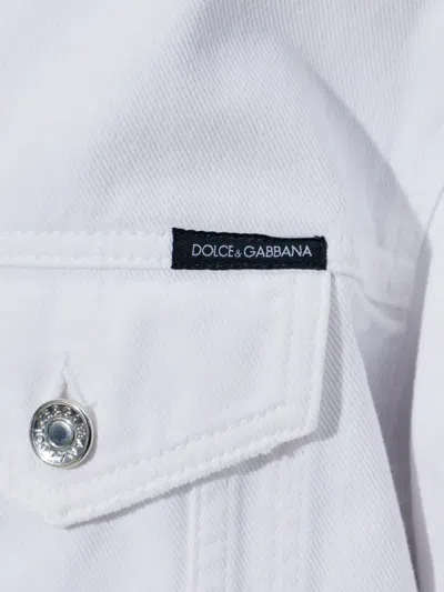 Dolce & Gabbana Cotton Jacket In White