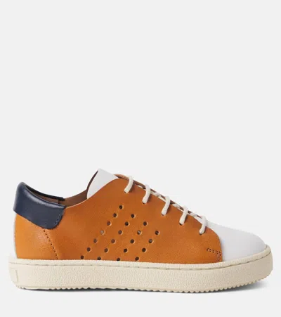 Pèpè Leather Sneakers In Multi