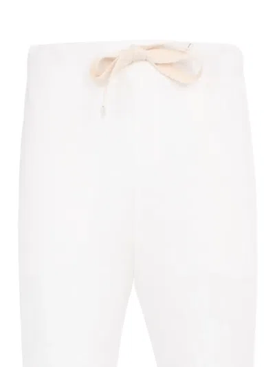 Marane Drawstring-fastening Trousers In White