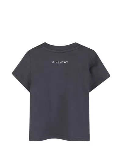 Givenchy Buttoned T-shirt In Gray