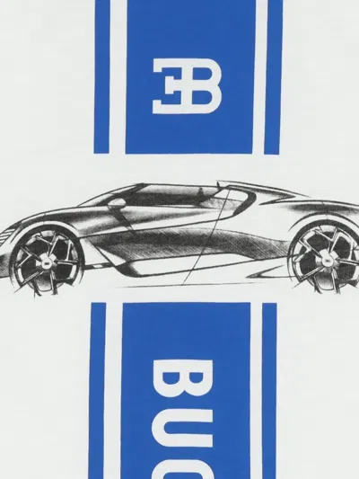 Bugatti Car Graphic T-shirt In White