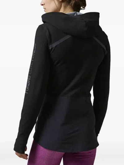 Reebok Reflective-details Jacket In Black