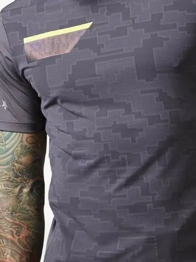 Reebok Patterned Running T-shirt In Gray
