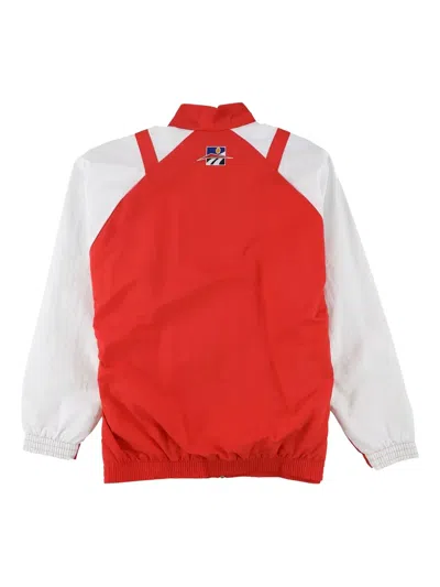 Reebok Vector Logo-detail Jacket In Red