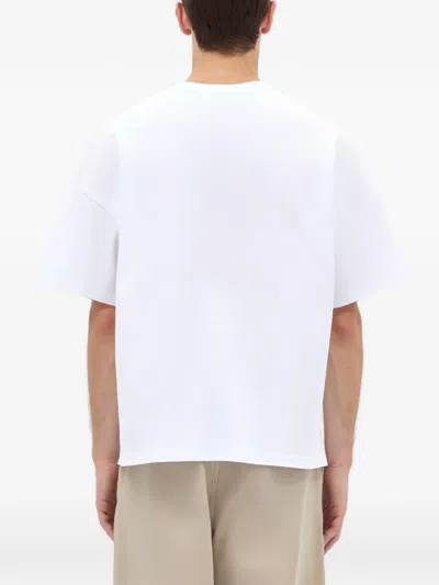 Msgm Graphic T-shirt In White
