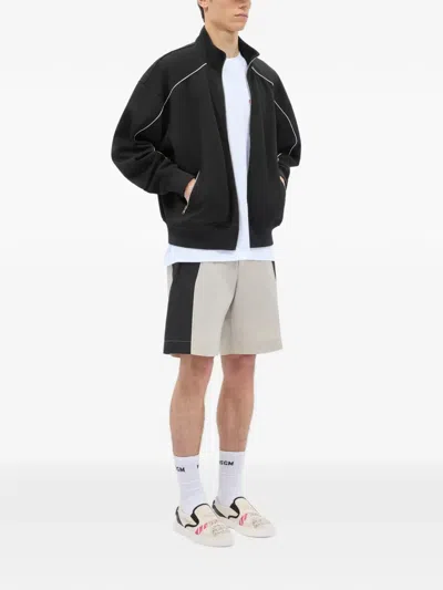 Msgm Logo-embroidered T-shirt In White