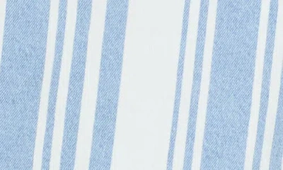 Democracy Drawstring Step Hem Shorts In Blue