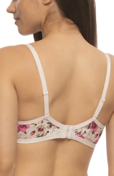 Felina Ethereal Unlined Underwire Bra In Multi
