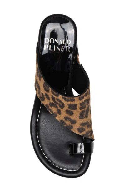 Donald Pliner Women Gyer Leopard Suede Casual In Animal Print