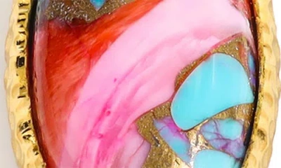 Ys Gems Drop Earrings In Multi