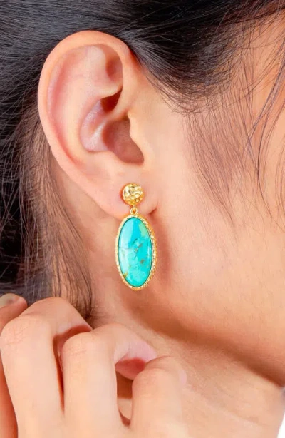 Ys Gems Drop Earrings In Multi