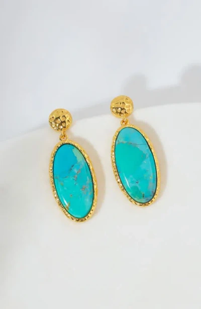 Ys Gems Drop Earrings In Multi