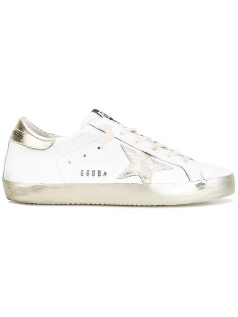 golden goose sparkle white and gold star