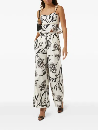 Patbo Iris Floral Beaded-strap Top In Multi