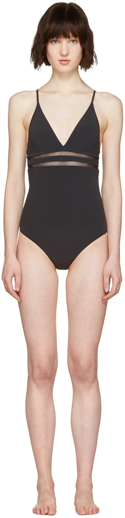 Stella Mccartney Timeless Basics One-piece Swimsuit In Black