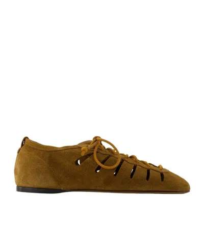 Isabel Marant Leyza Gd Ballet Flats -  - Leather - Brown