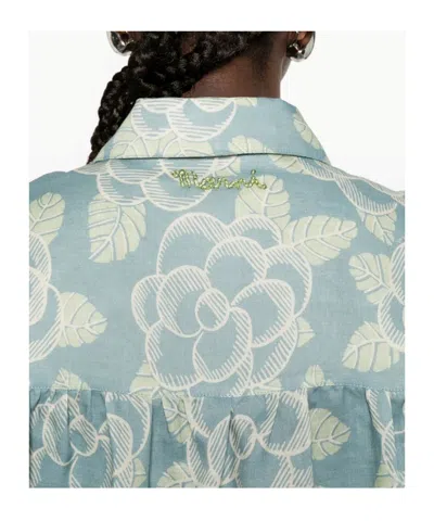 Marni Floral-pattern Shirt In Green