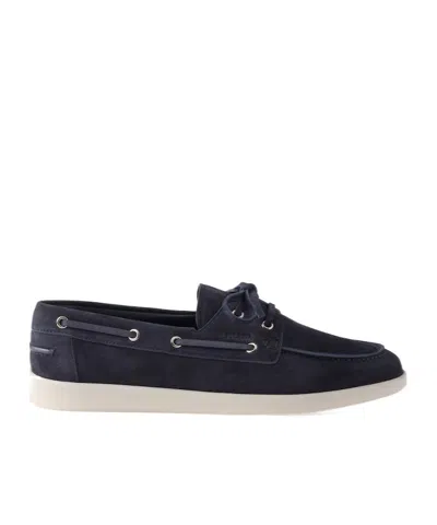 Prada Elegant Moccasins For Men - Ss26 Collection In Blue