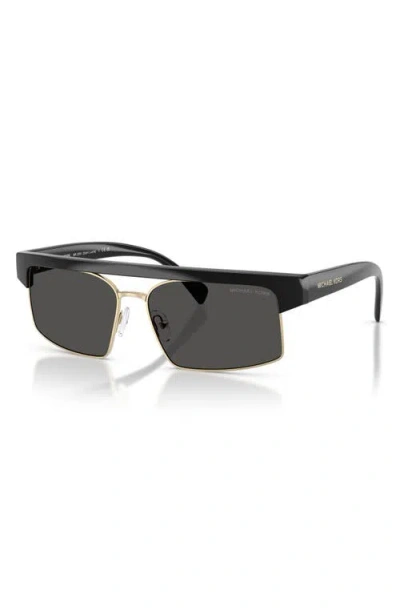 Michael Kors Saint Lucia 59mm Rectangular Sunglasses In Pattern