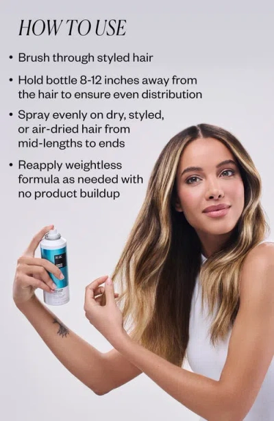 Igk Disco Disco Clear Gloss Shine Spray Hair Product 5.3 Oz. In Blue