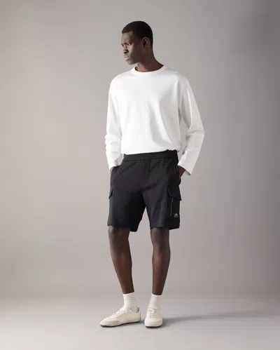 Moose Knuckles Pocket Cargo Shorts In Black