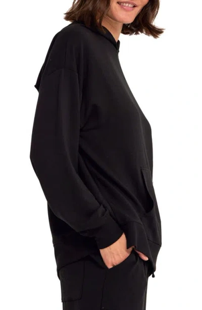 Threads 4 Thought Sylvie Terry Pullover Hoodie In Black