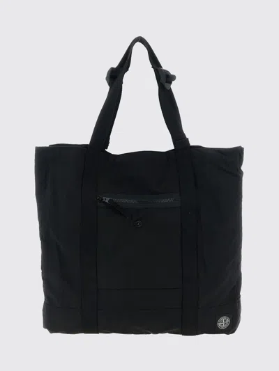 Stone Island Zip Pocket Bag With Internal Snap Pocket And Compass Logo Patch In Red