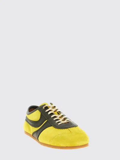 Dries Van Noten Suede Sneakers Low Profile Rubber Sole In Multi