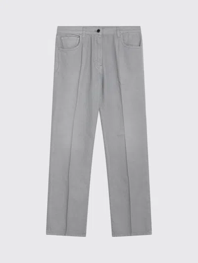 Prada Grey Regular Mid Rise Jeans In Gray