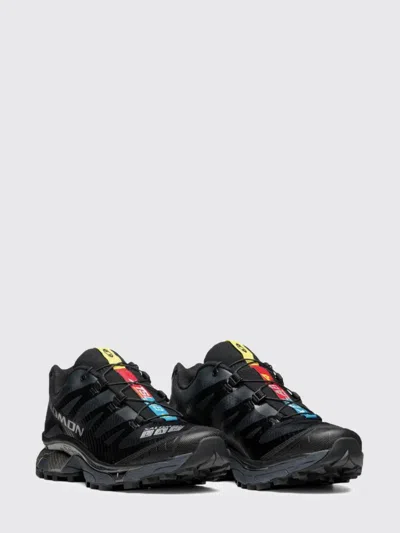 Salomon Streamlined Black Sneakers With Rugged Outsole And Breathable Upper