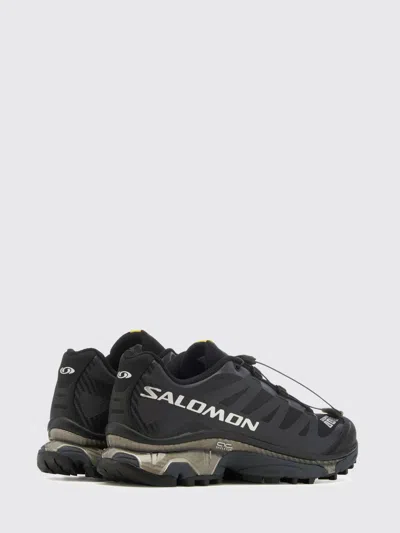 Salomon Streamlined Black Sneakers With Rugged Outsole And Breathable Upper