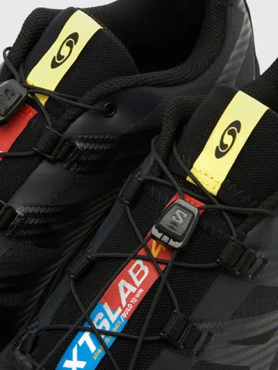 Salomon Streamlined Black Sneakers With Rugged Outsole And Breathable Upper