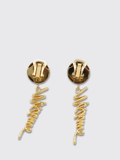 Moschino Chic Mini Statement Earrings In Gold