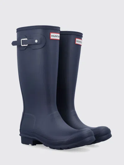 Hunter Original Wellington Boots In Blue