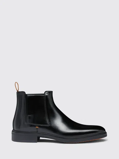 短靴 SANTONI 男士 颜色 黑色