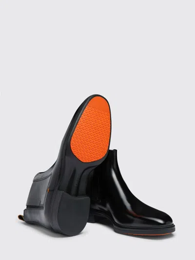 短靴 SANTONI 男士 颜色 黑色