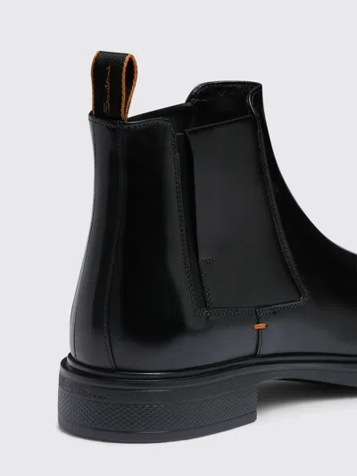 短靴 SANTONI 男士 颜色 黑色