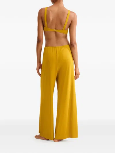 Eres Triangle-cup Bikini Top In Gold