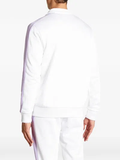 Puma Zip Sweatshirt In White